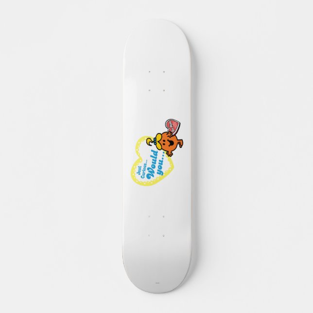 Little Miss Curious Valentine's Day Wish Skateboard Deck (Front)