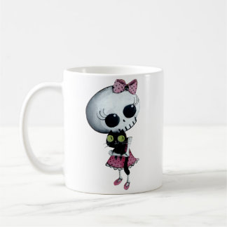 Little Miss Death - Halloween Beauty Coffee Mug