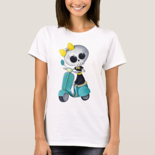 Little Miss Death on Scooter T-Shirt
