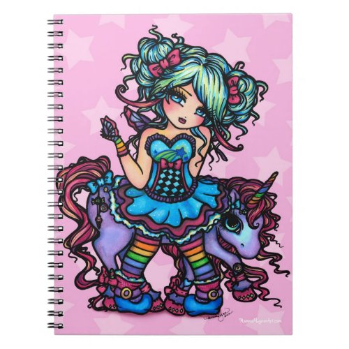 Little Miss Deelish Fairy Unicorn Princess Fantasy Notebook