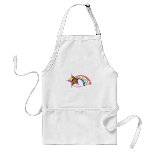 Little Miss Dotty | Chasing Rainbows Adult Apron (Front)