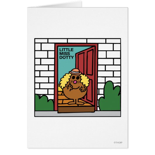 Little Miss Dotty | Open Door Cards (Front)