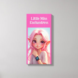 Little Miss Elf Canvas Print