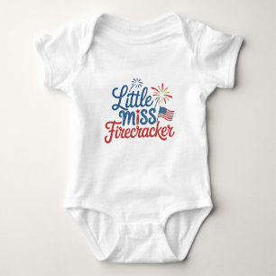 Little Miss Firecracker Baby Bodysuit