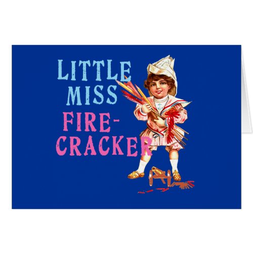 Little Miss Firecracker Vintage Americana