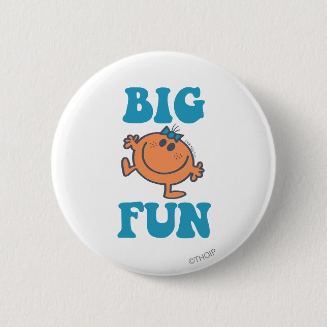 Little Miss Fun | Big Fun Button (Front)