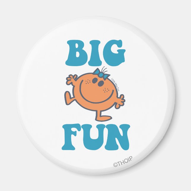 Little Miss Fun | Big Fun Magnet (Front)