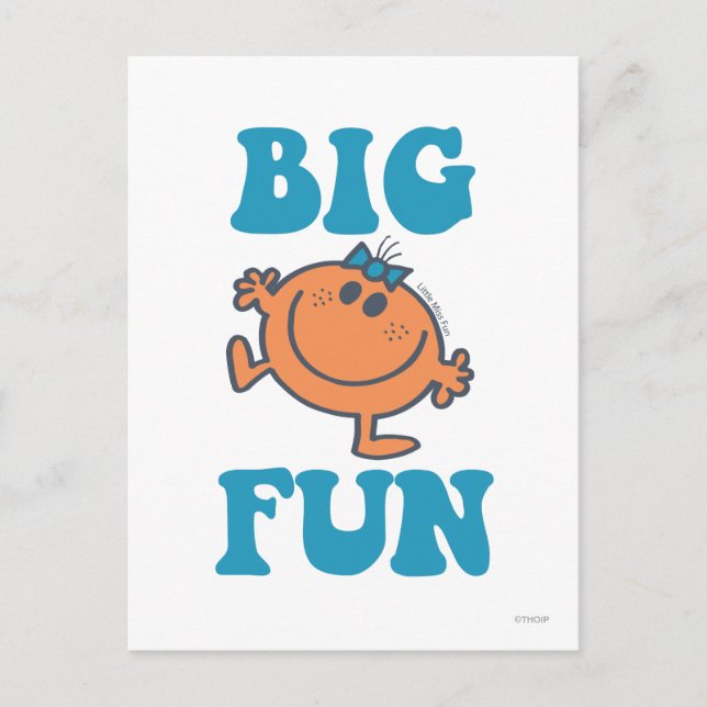 Little Miss Fun | Big Fun Postcard (Front)