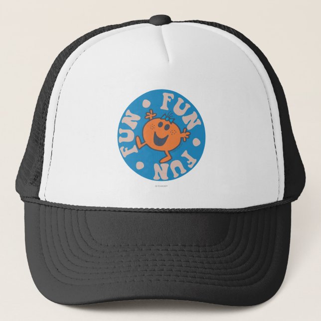 Little Miss Fun Fun Fun Trucker Hat (Front)