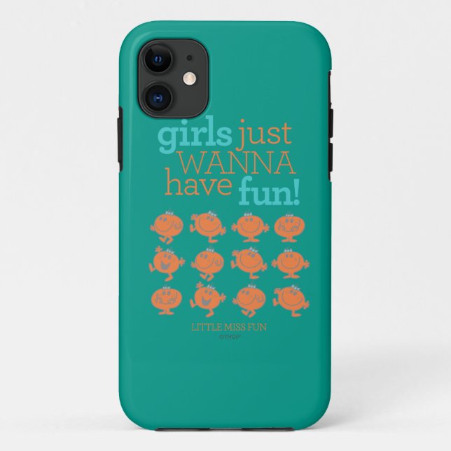 Little Miss Fun | Girls Just Wanna Have Fun Case-Mate iPhone Case (Back)