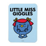Little Miss Giggles | Black Lettering Magnet