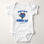 Little Miss Giggles Scaredy Cat Halloween Baby Bodysuit