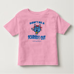 Little Miss Giggles Scaredy Cat Halloween Toddler T-shirt