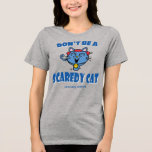 Little Miss Giggles Scaredy Cat Halloween Tri-Blend Shirt