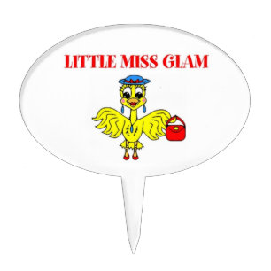 LITTLE MISS GLAM CAKE TOPPER