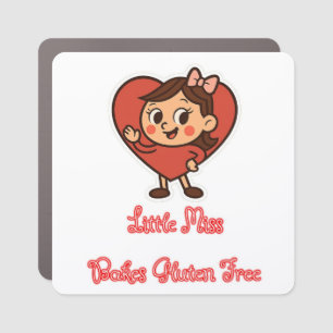 Little Miss Gluten Free Magnet