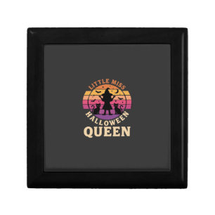 Little Miss Halloween Queen Witch Cat Design_1 Gift Box