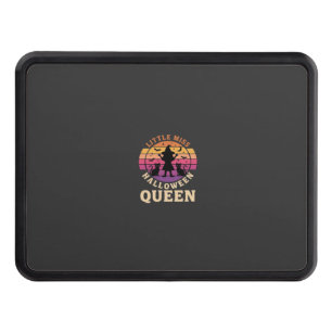 Little Miss Halloween Queen Witch Cat Design_1 Hitch Cover