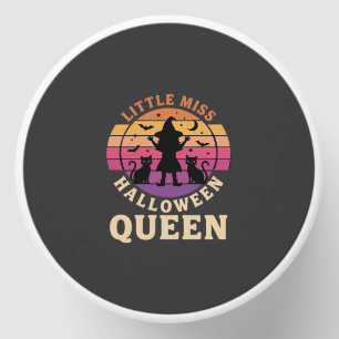 Little Miss Halloween Queen Witch Cat Design_1 Mini Candle Favors
