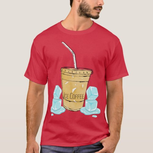Little Miss Iced Coffee All Year Long T_Shirt