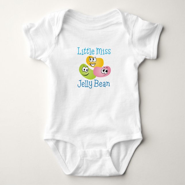 Little Miss Jelly Bean Baby Bodysuit (Front)