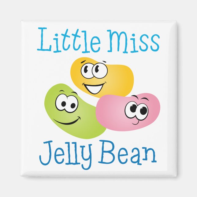Little Miss Jelly Bean Magnet (Front)