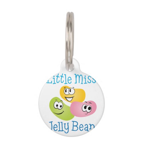 Little Miss Jelly Bean Pet ID Tag
