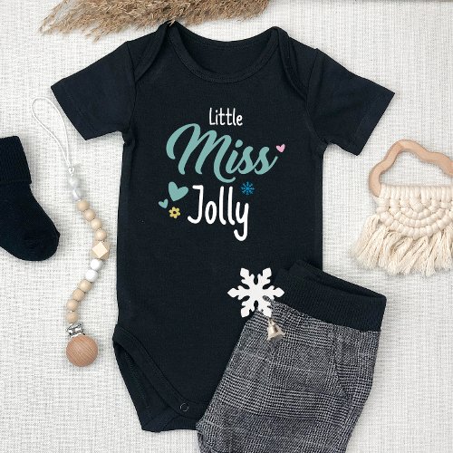Little Miss Jolly Girl Baby Bodysuit