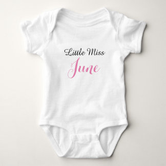 Little Miss June Baby Tutu Bodysuit