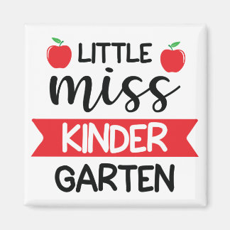 Little Miss Kindergarten Magnet