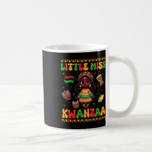 Little Miss Kwanzaa Happy Kwanzaa Black Girl Toddl Coffee Mug