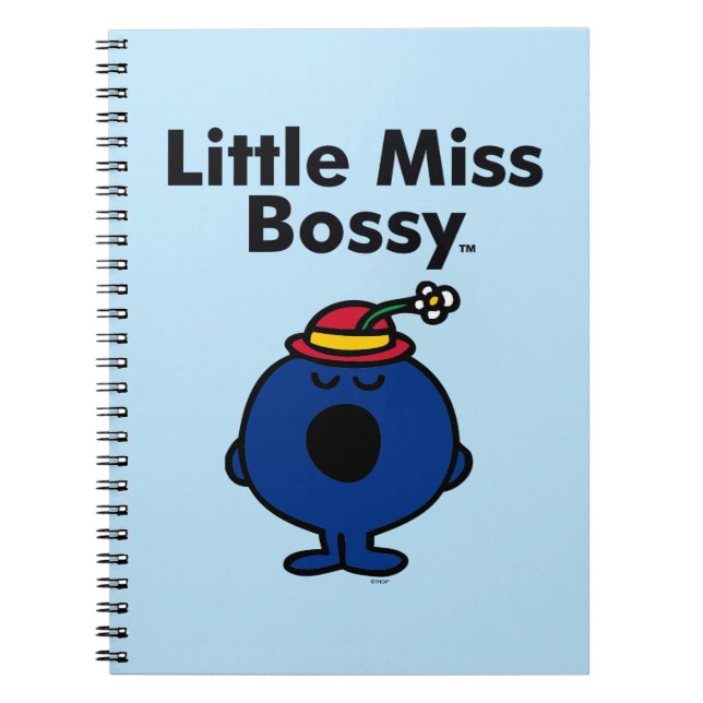 Little Miss | Little Miss Bossy is So Bossy Notebook (Front)