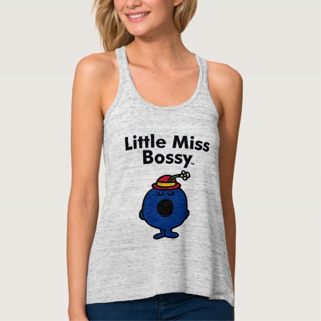 Little Miss | Little Miss Bossy is So Bossy Tank Top (Front)