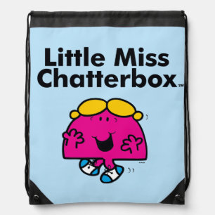 Little Miss   Little Miss Chatterbox is So Chatty Drawstring Bag