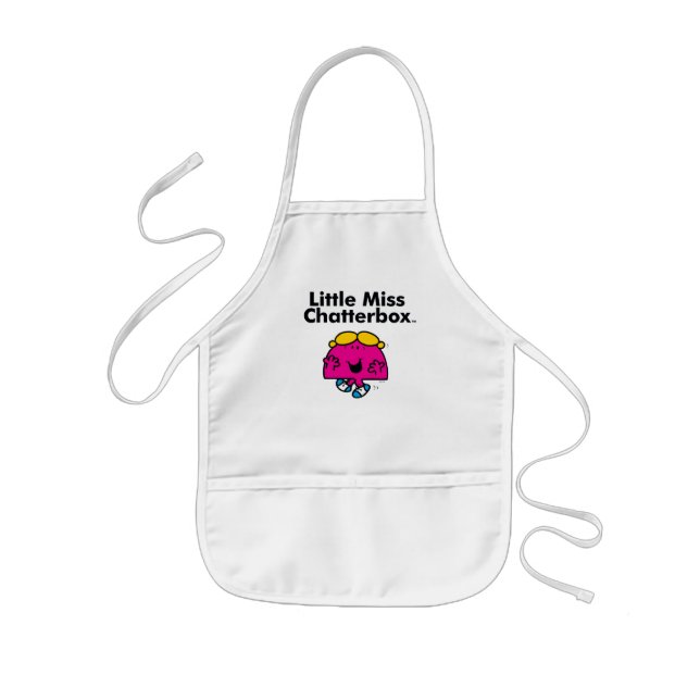 Little Miss | Little Miss Chatterbox is So Chatty Kids' Apron (Front)