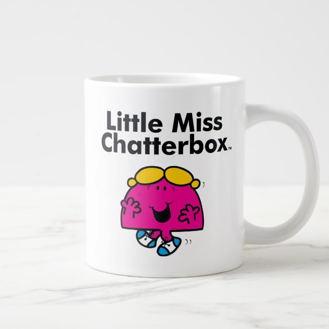 Little Miss | Little Miss Chatterbox is So Chatty Large Coffee Mug (Right)