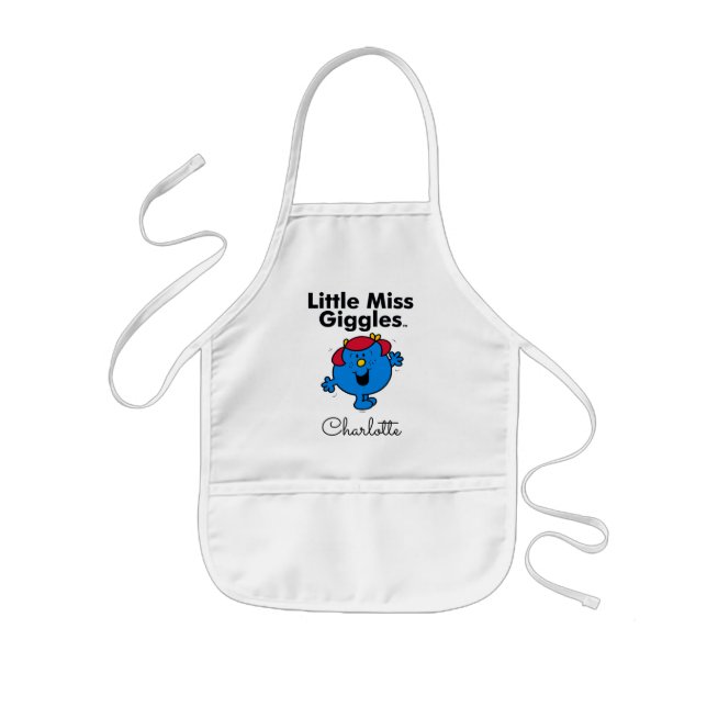 Little Miss | Little Miss Giggles Likes To Laugh Kids' Apron (Front)