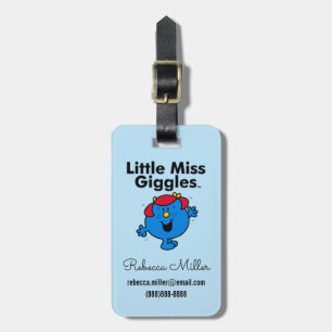 Little Miss   Little Miss Giggles Likes To Laugh Luggage Tag
