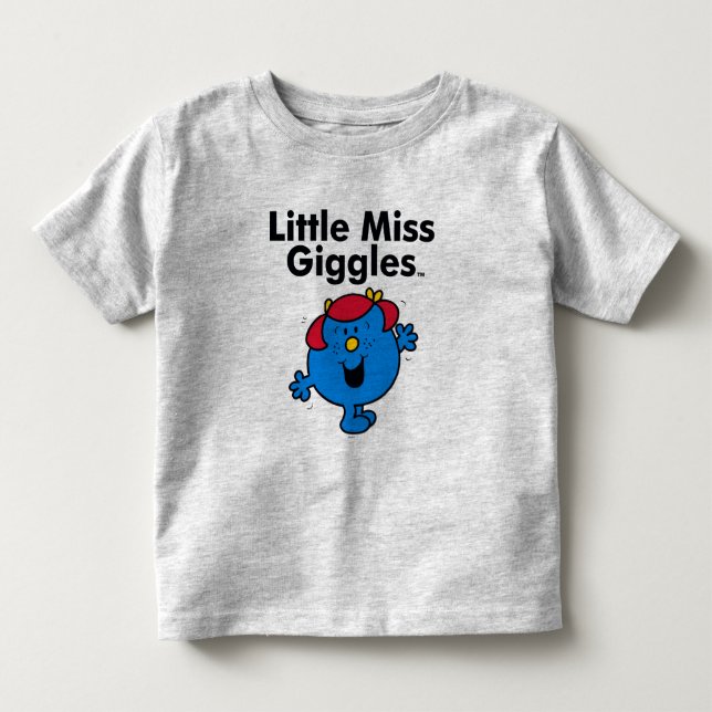 Little Miss | Little Miss Giggles Likes To Laugh Toddler T-shirt (Front)