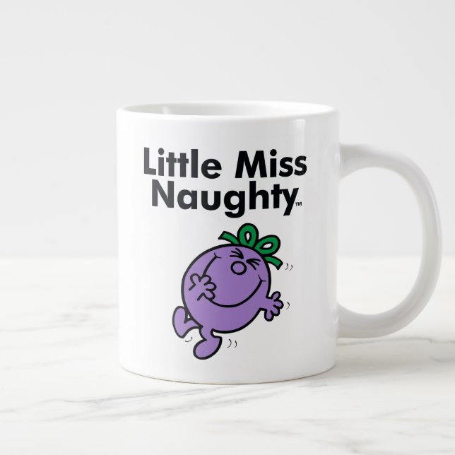 Little Miss | Little Miss Naughty is So Naughty Giant Coffee Mug (Right)