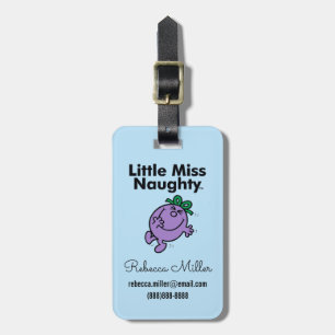 Little Miss Little Miss Naughty is So Naughty Luggage Tag