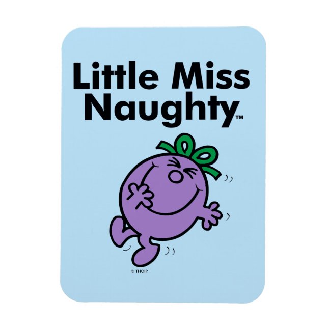 Little Miss | Little Miss Naughty is So Naughty Magnet (Vertical)