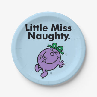 Little Miss | Little Miss Naughty is So Naughty Paper Plates