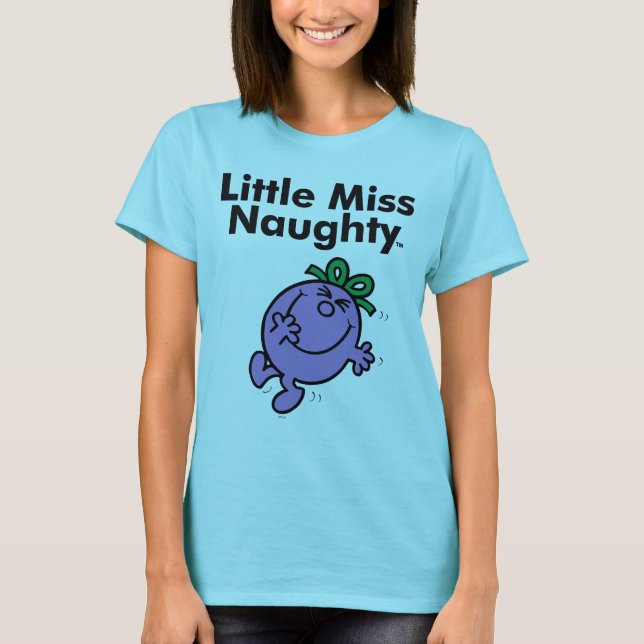 Little Miss | Little Miss Naughty is So Naughty T-Shirt (Front)