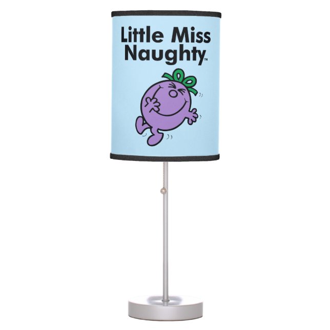 Little Miss | Little Miss Naughty is So Naughty Table Lamp (Front)