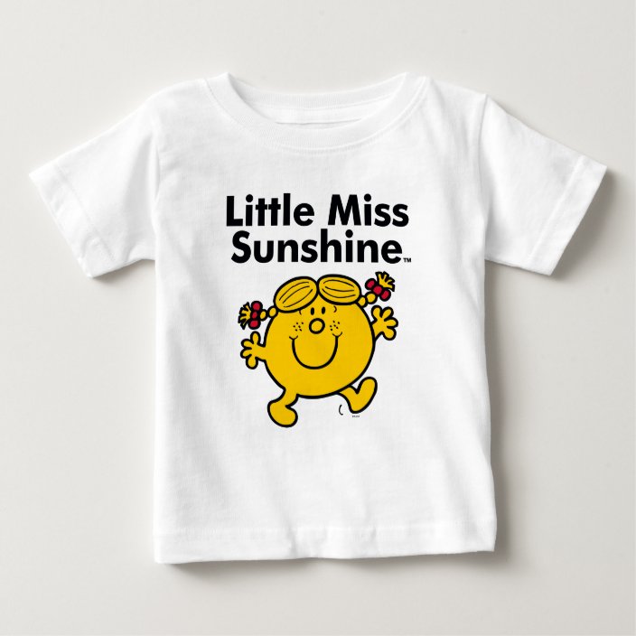 Little Miss Little Miss Sunshine Is A Ray Of Sun Baby T Shirt
