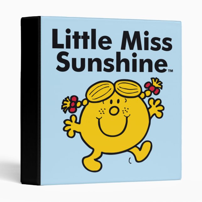Little Miss | Little Miss Sunshine is a Ray of Sun Binder (Front/Spine)