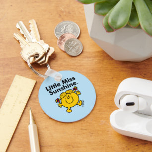 Little Miss Little Miss Sunshine is a Ray of Sun Keychain