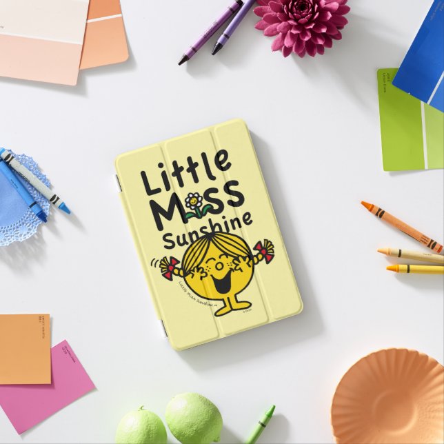 Little Miss | Little Miss Sunshine Laughs iPad Mini Cover (In Situ)