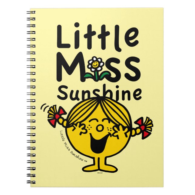 Little Miss | Little Miss Sunshine Laughs Notebook (Front)